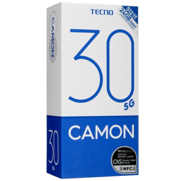 6.8" Смартфон Tecno CAMON 30 5G 512 ГБ черный