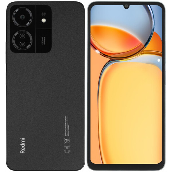 6.74" Смартфон Xiaomi Redmi 13C 128 ГБ черный