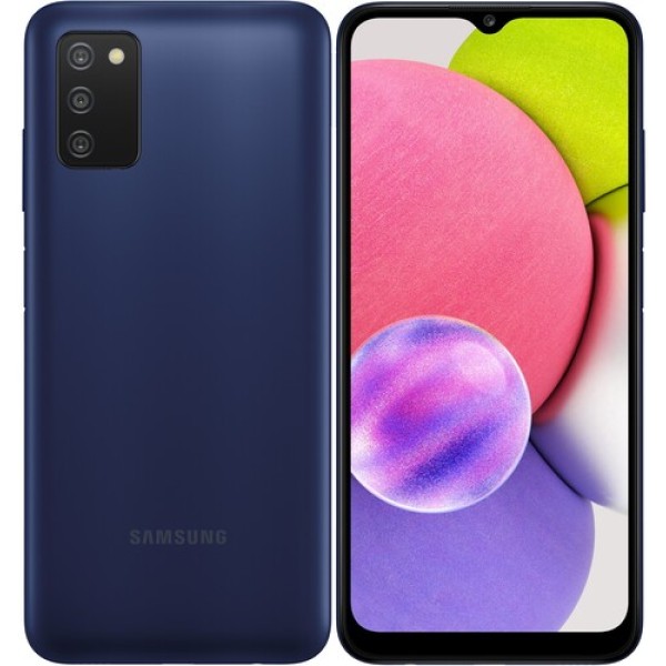 Смартфон Samsung Galaxy A03s 4/64Gb [6,5"/LTE/Cam13+2+2+2Mpx/5000mAh/Blue]