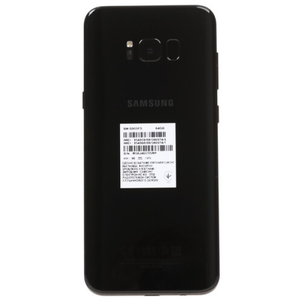 Смартфон Samsung Galaxy S8+ 6.2" 64Gb Black 8x2,3Ghz/4096Mb/2960x1440/sAMOLED/2SIM/LTE/Cam12/3500mAh/Android 7.0