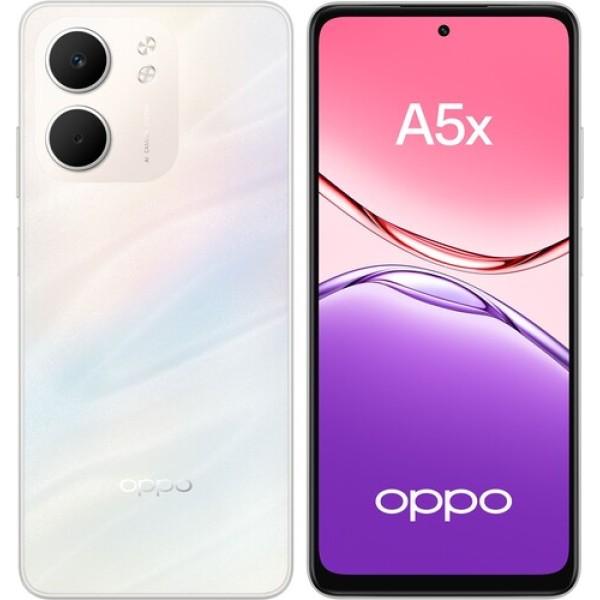 6.67" Смартфон OPPO A5x 128 ГБ белый