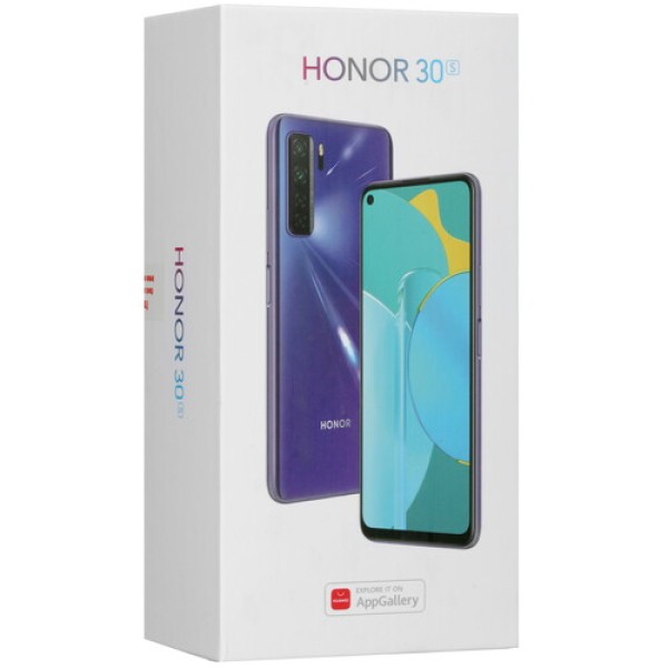 Смартфон Honor 30S 6/128Gb [6,5"/5G/NFC/Cam64+8+2+2Mpx/4000mAh/Black]