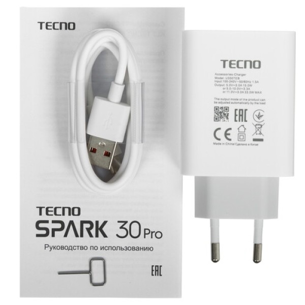 6.78" Смартфон Tecno SPARK 30 Pro 128 ГБ черный