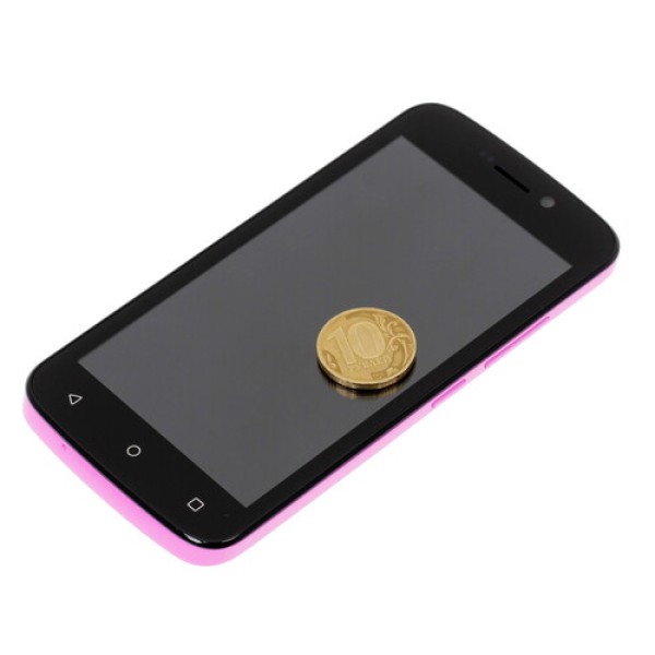 Смартфон DEXP Ixion E245 4.5" 8Gb Violet 4x1.3GHz/512Mb/854x480/IPS/2SIM/Cam2/1600mAh/Android 6.0