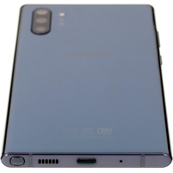 Смартфон Samsung Galaxy Note 10+ 6.8" 256Gb Black Exynos9825(2x2.7Ghz+2x2.3Ghz+4x1.95Ghz)/12Gb/3040x1440/dAMOLED/2SIM/LTE/Cam16+12+12/4300mAh/An9