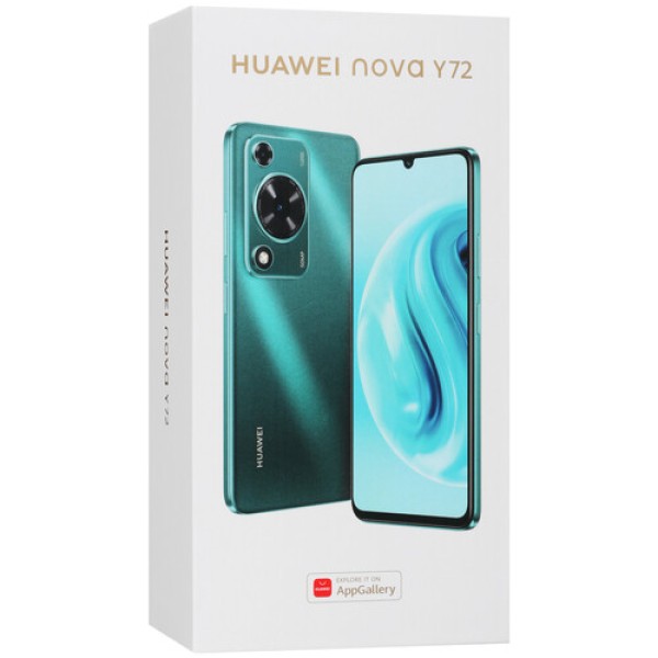 6.75" Смартфон HUAWEI nova Y72 256 ГБ зеленый
