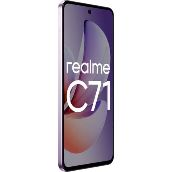 6.67" Смартфон realme C71 128 ГБ фиолетовый