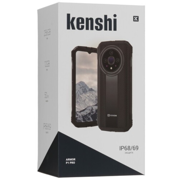 6.58" Смартфон KENSHI Armor P1 Pro 256 ГБ черный