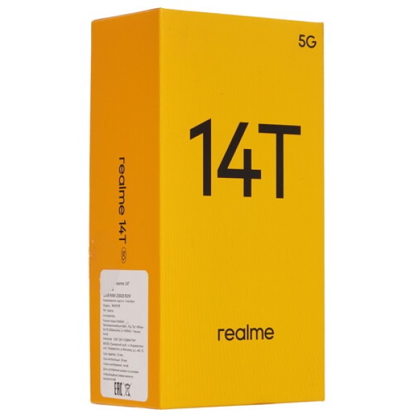 6.67" Смартфон realme 14T 256 ГБ зеленый