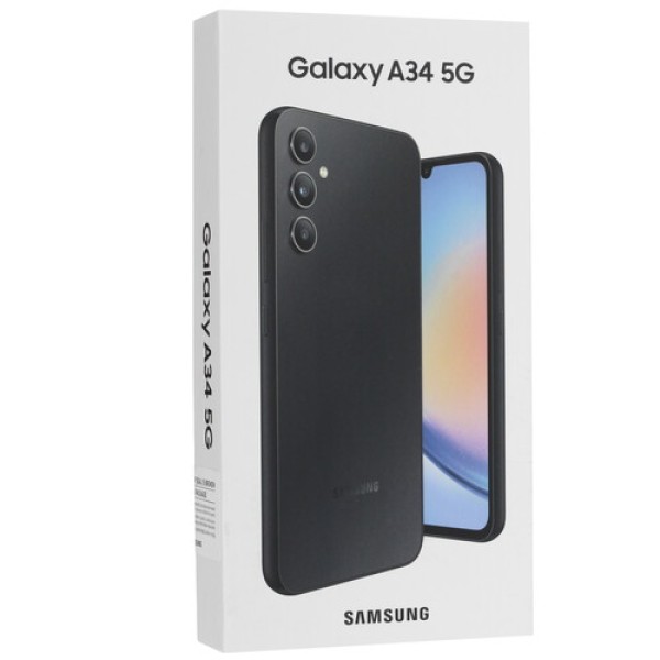 6.6" Смартфон Samsung Galaxy A34 5G 128 ГБ черный