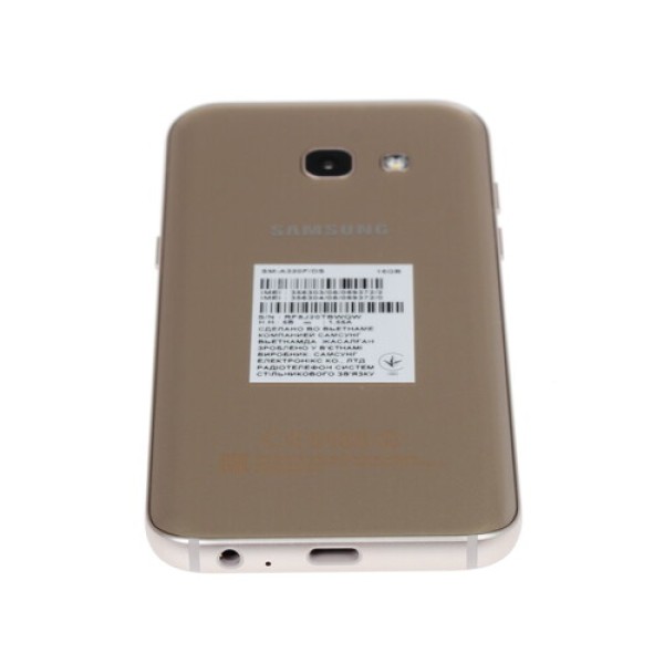 Смартфон Samsung SM-A320F Galaxy A3 4.7" Gold 16Gb 8x1,6Ghz/2048Mb/1280x720/sAMOLED/2SIM/LTE/Cam13/2350mAh/A7.0