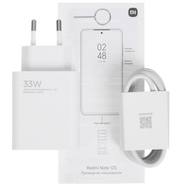 6.43" Смартфон Xiaomi Redmi Note 12S 128 ГБ черный