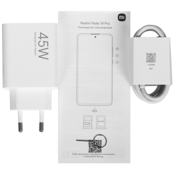 6.67" Смартфон Xiaomi Redmi Note 14 Pro 512 ГБ черный
