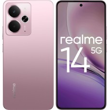 6.67" Смартфон realme 14 256 ГБ розовый