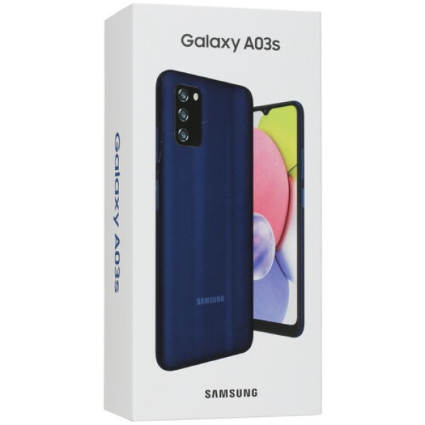 Смартфон Samsung Galaxy A03s 4/64Gb [6,5"/LTE/Cam13+2+2+2Mpx/5000mAh/Blue]