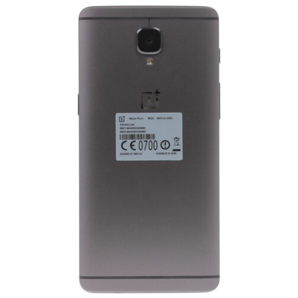 Смартфон OnePlus 3T 5.5" 64Gb Grey 4x2.4Ghz/6144Mb/1920x1080/AMOLED/2SIM/GPS/LTE/Cam16/3400mAh/Android 6