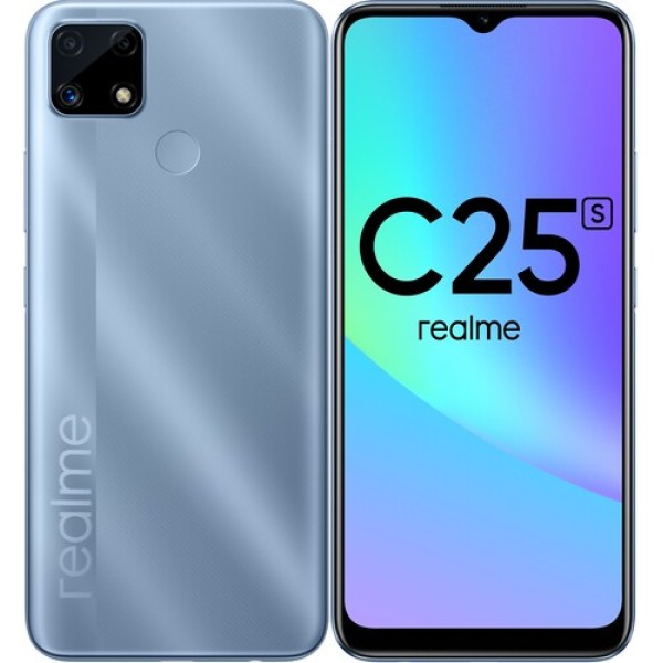 6.5" Смартфон realme C25s 128 ГБ синий