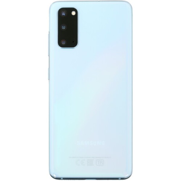 Смартфон Samsung S20 Blue 6.2" 128Gb 8Gb/3200x1440/dAMOLED/LTE/Cam64+12+12/10Mp/4000mAh/An10