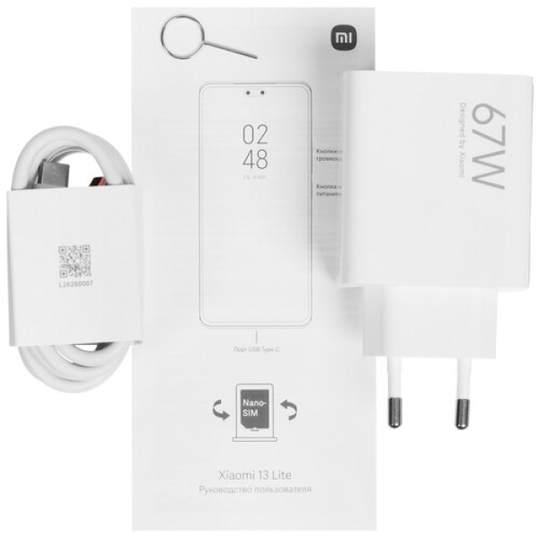 6.55" Смартфон Xiaomi 13 Lite 256 ГБ розовый
