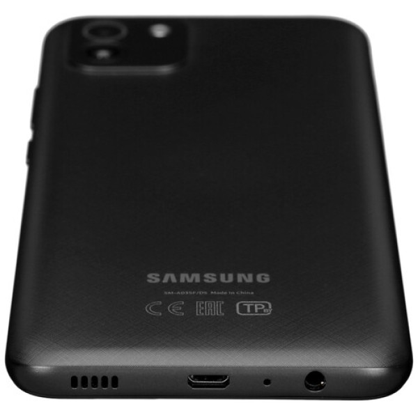 6.5" Смартфон Samsung Galaxy A03 32 ГБ черный [8x(1.6 ГГц), 3 Гб, 2 SIM, PLS, 1600x720, камера 48+2 Мп, 4G, GPS, 5000 мА*ч]