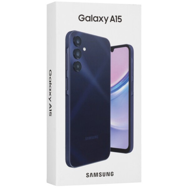 6.5" Смартфон Samsung Galaxy A15 256 ГБ темно-синий