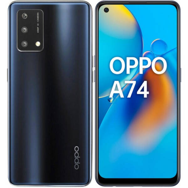 6.43" Смартфон OPPO A74 128 ГБ черный