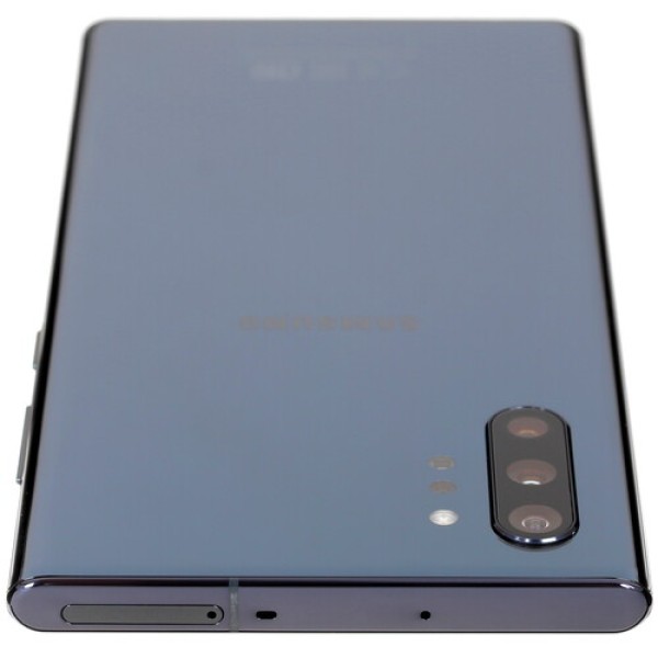 Смартфон Samsung Galaxy Note 10+ 6.8" 256Gb Black Exynos9825(2x2.7Ghz+2x2.3Ghz+4x1.95Ghz)/12Gb/3040x1440/dAMOLED/2SIM/LTE/Cam16+12+12/4300mAh/An9