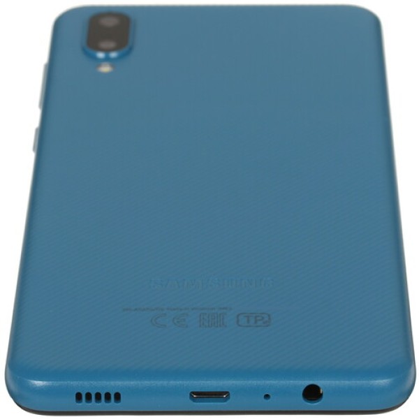 6.5" Смартфон Samsung Galaxy A02 32 ГБ синий