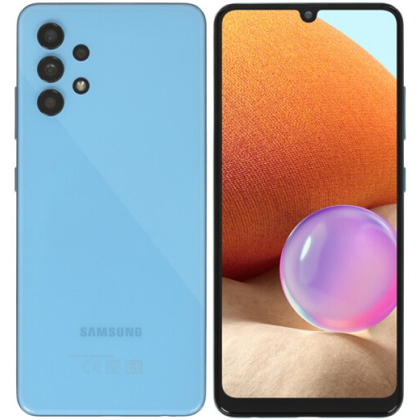 6.4" Смартфон Samsung Galaxy A32 128 ГБ голубой