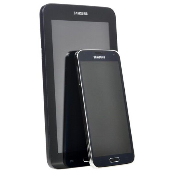 Смартфон Samsung SM-G900 Galaxy S5 5.1" 16Gb Blue + Планшет Samsung Tab 3 Lite 4x2.5Ghz/2048Mb/1920x1080/SAmoled/3G/LTE
