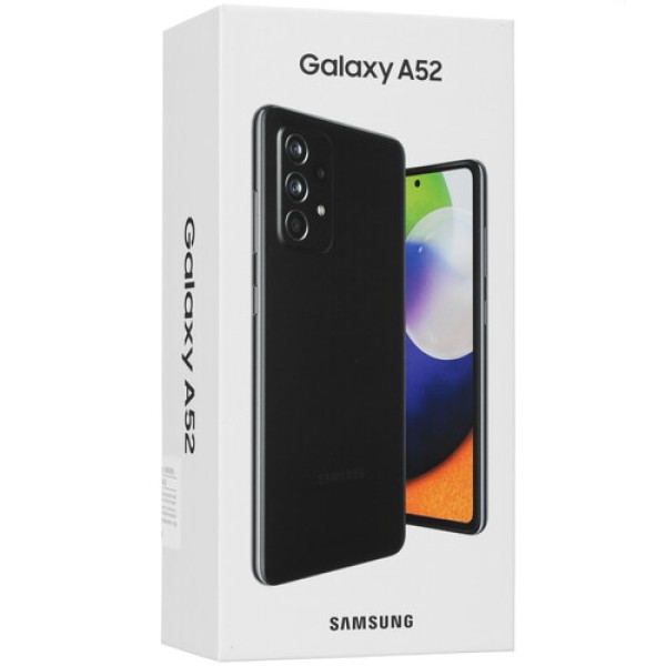 Смартфон Samsung Galaxy A52 8/256Gb [6,5"/LTE/NFC/Cam64+12+5+5/4500mAh/Black]