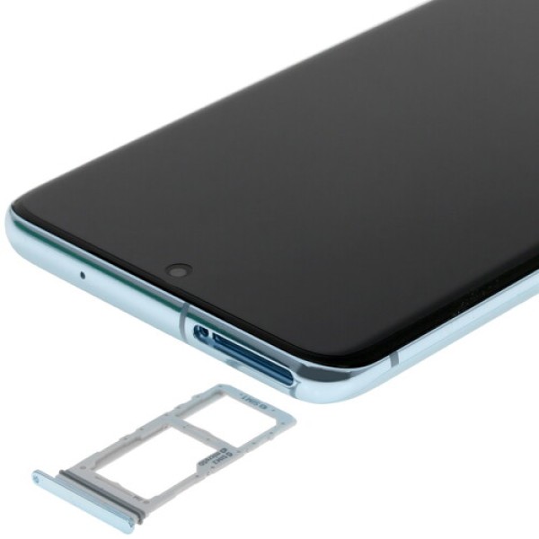 Смартфон Samsung S20 Blue 6.2" 128Gb 8Gb/3200x1440/dAMOLED/LTE/Cam64+12+12/10Mp/4000mAh/An10