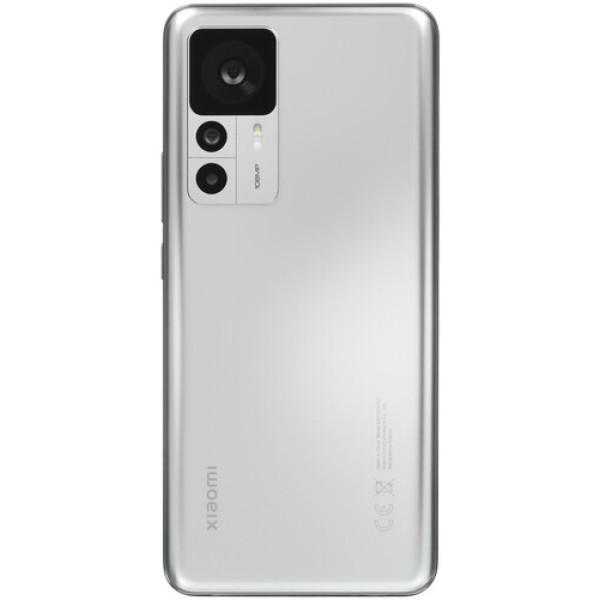 Смартфон Xiaomi 12T 8/256Gb [6.67"/5G/NFC/Cam108Mpx/5000mAh/Lunar Silver]