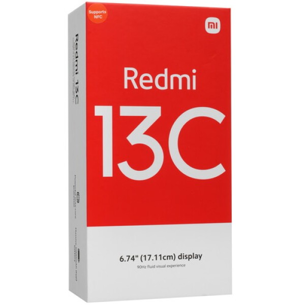6.74" Смартфон Xiaomi Redmi 13C 128 ГБ черный