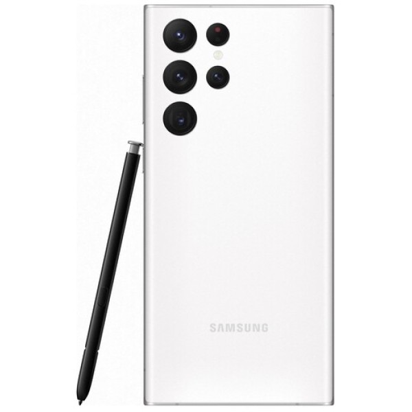 Смартфон Samsung Galaxy S22 Ultra 12/256Gb [6,8"/5G/NFC/Cam108+12+10+10Mpx/5000mAh/Белый]