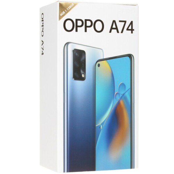 6.43" Смартфон OPPO A74 128 ГБ черный