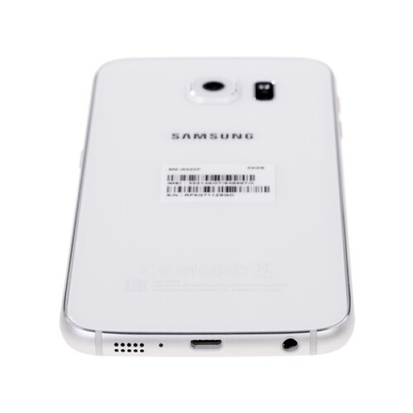 Смартфон Samsung SM-G920 Galaxy S6 5.1" 32Gb White 8x1.5Ghz/3072Mb/2560x1440/3G/LTE6/GPS/Cam16/2550mAh/Android 5.0