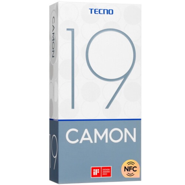 6.8" Смартфон Tecno CAMON 19 128 ГБ голубой
