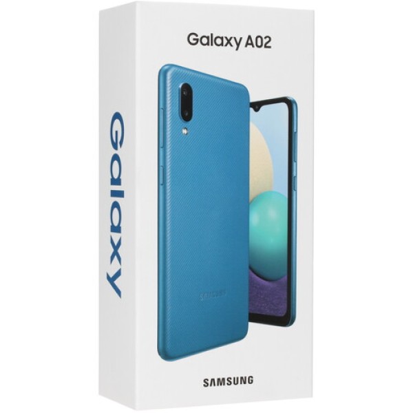 6.5" Смартфон Samsung Galaxy A02 32 ГБ синий