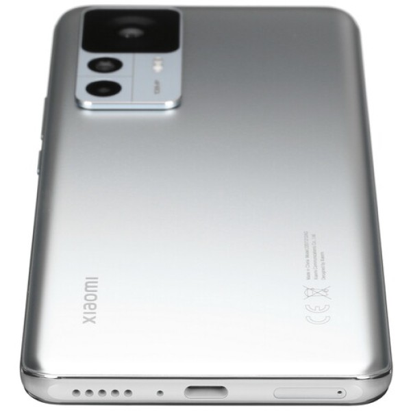 Смартфон Xiaomi 12T 8/256Gb [6.67"/5G/NFC/Cam108Mpx/5000mAh/Lunar Silver]