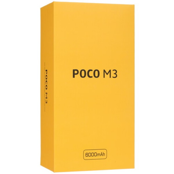 Смартфон POCO M3 4/64Gb [6,53"/LTE/Cam48Mpx/6000mAh/Yellow]