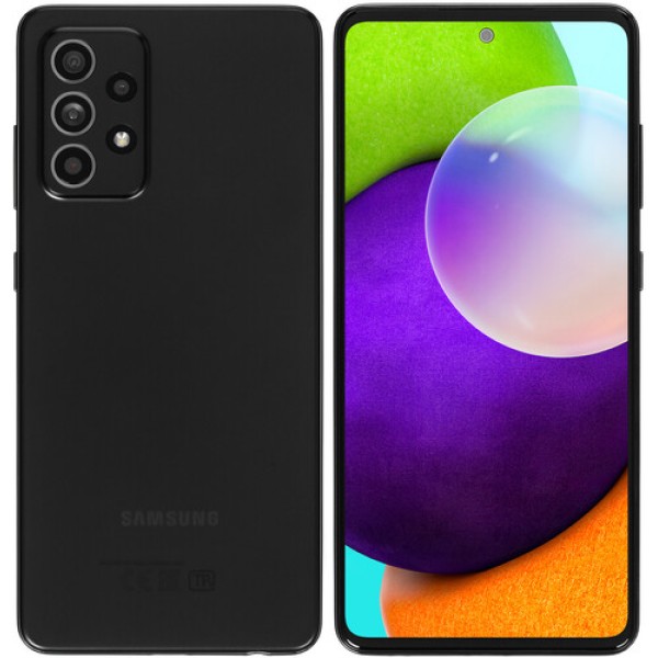 Смартфон Samsung Galaxy A52 8/256Gb [6,5"/LTE/NFC/Cam64+12+5+5/4500mAh/Black]