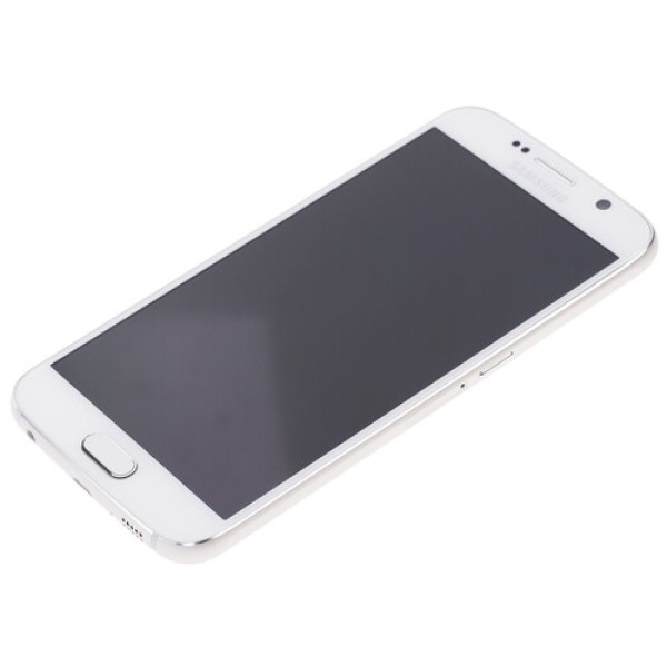 Смартфон Samsung SM-G920 Galaxy S6 5.1" 32Gb White 8x1.5Ghz/3072Mb/2560x1440/3G/LTE6/GPS/Cam16/2550mAh/Android 5.0
