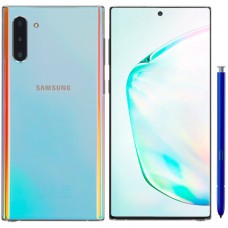 Смартфон Samsung Galaxy Note 10 6.3" 256Gb AuraGlow Exynos 9825(2x2.7Ghz+2x2.3Ghz+4x1.95Ghz)/8192Mb/3040x1440/dAMOLED/2SIM/LTE/Cam16+12+12/3500mAh/An9