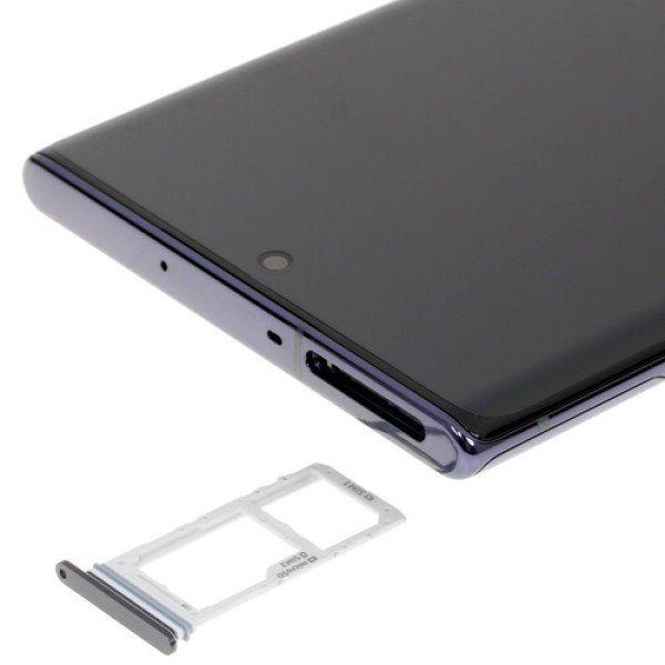 Смартфон Samsung Galaxy Note 10+ 6.8" 256Gb Black Exynos9825(2x2.7Ghz+2x2.3Ghz+4x1.95Ghz)/12Gb/3040x1440/dAMOLED/2SIM/LTE/Cam16+12+12/4300mAh/An9