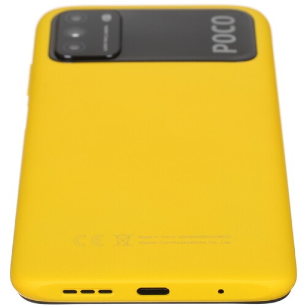 Смартфон POCO M3 4/64Gb [6,53"/LTE/Cam48Mpx/6000mAh/Yellow]