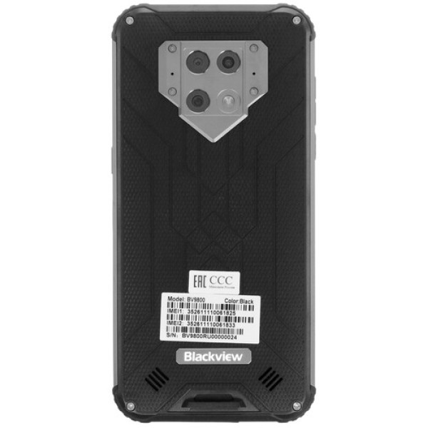 Смартфон Blackview BV9800 6,3" Black /128GB octacore/6144/1080x2340/IPS/2SIM/LTE/NFC/Cam48+16Mpx/6580mAh/Android 9