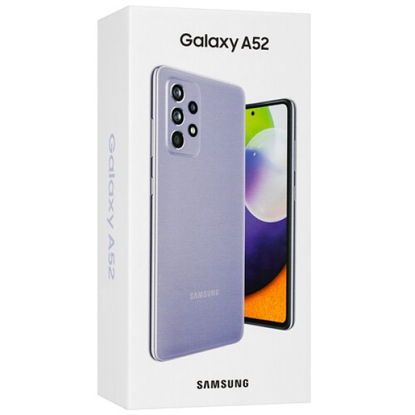 Смартфон Samsung Galaxy A52 4/128Gb [6,5"/LTE/NFC/Cam64+12+5+5/4500mAh/Violet]
