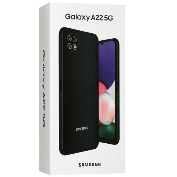 Смартфон Samsung Galaxy A22 5G 128Gb [6,6"/5G/NFC/Cam48+5+2Mpx/5000mAh/серый]