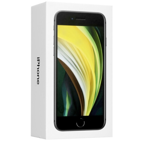 Смартфон Apple iPhone SE 2020 4,7" 64Gb Black A13/3Gb/1334x750/IPS/LTE/IP67/Cam12/7Mp/iOS
